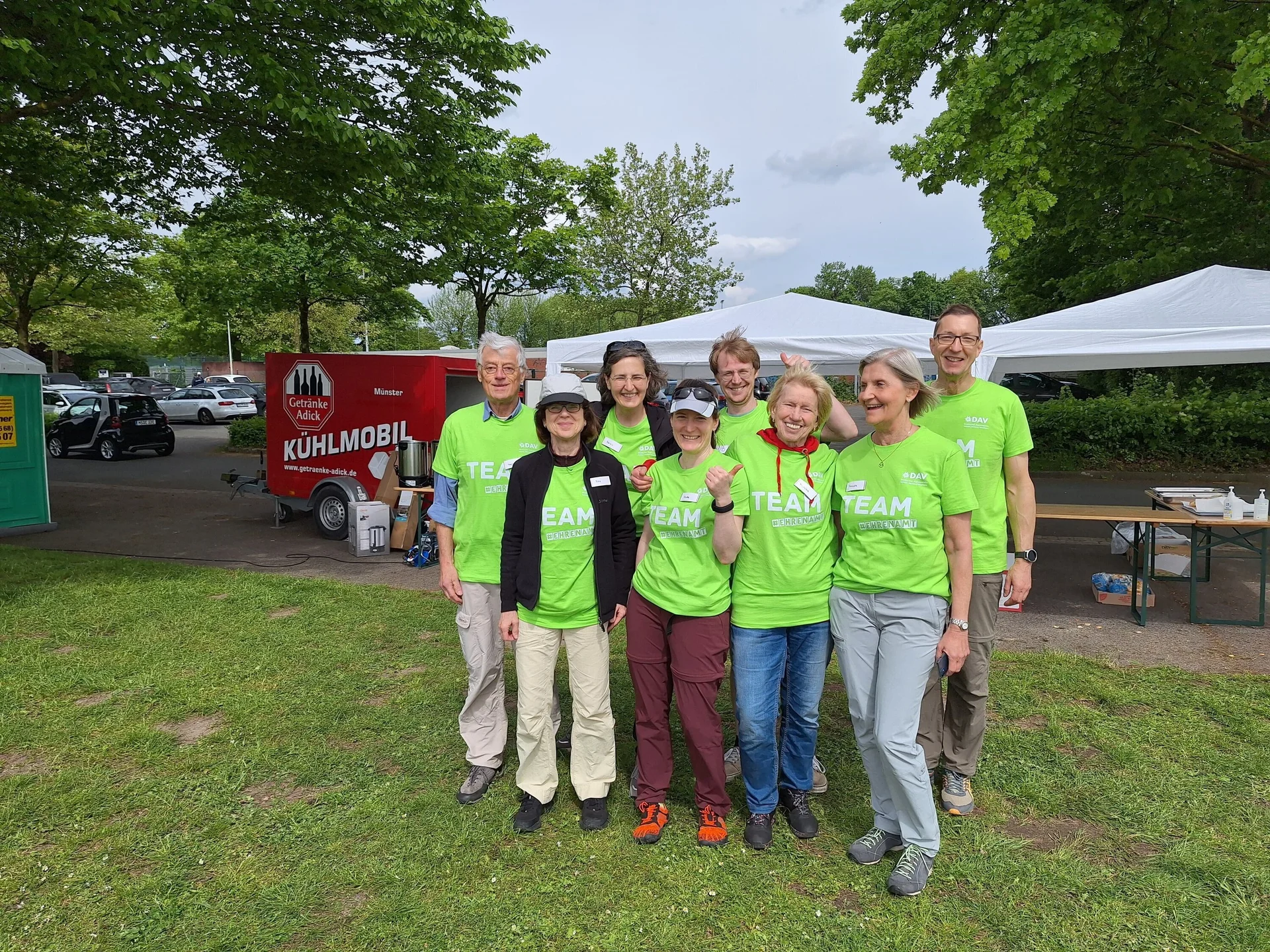 Helfer beim MünsterMarsch | © DAV Münster