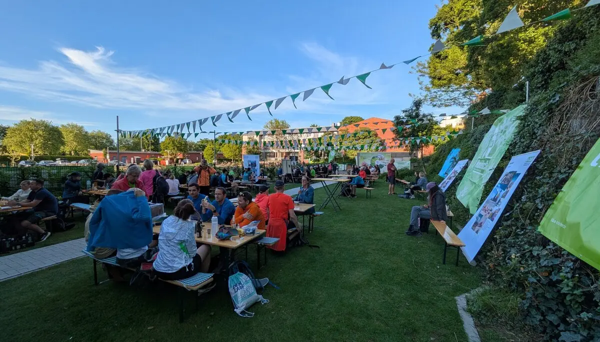 MünsterMarsch beim NABU Haus Heidhorn | © DAV Münster