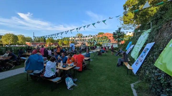 MünsterMarsch beim NABU Haus Heidhorn | © DAV Münster