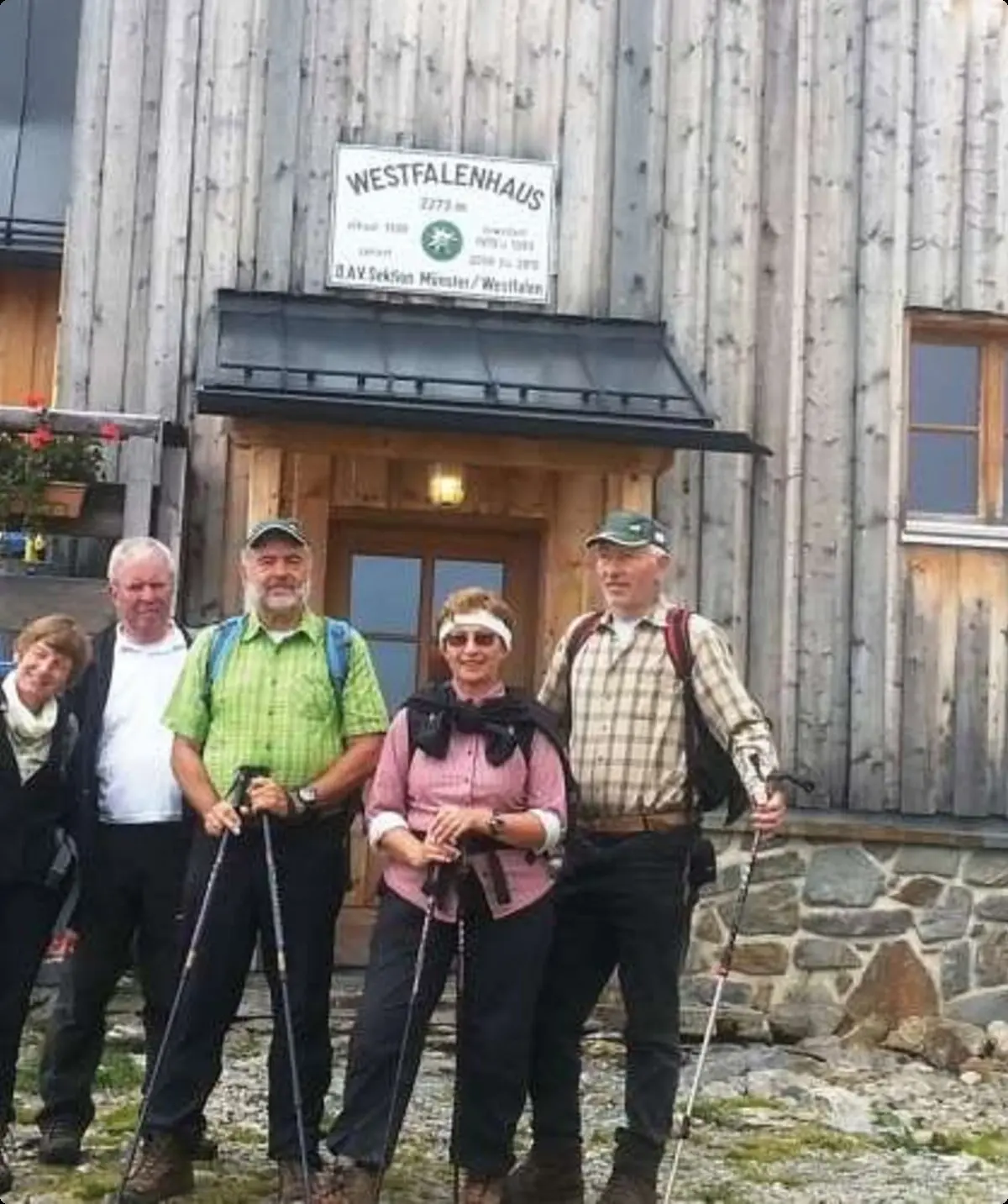 Wanderung zum Westfalenhaus durch die Gruppe Berg rauf und Berg runter | © DAV Münster