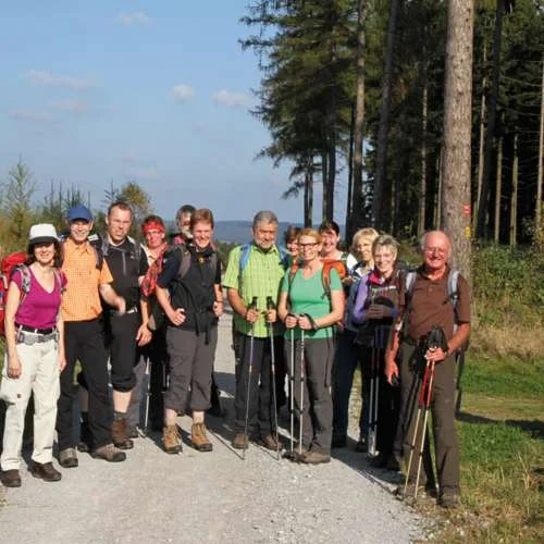 Wanderung im Sommer durch die Gruppe Berg rauf und Berg runter | © DAV Münster