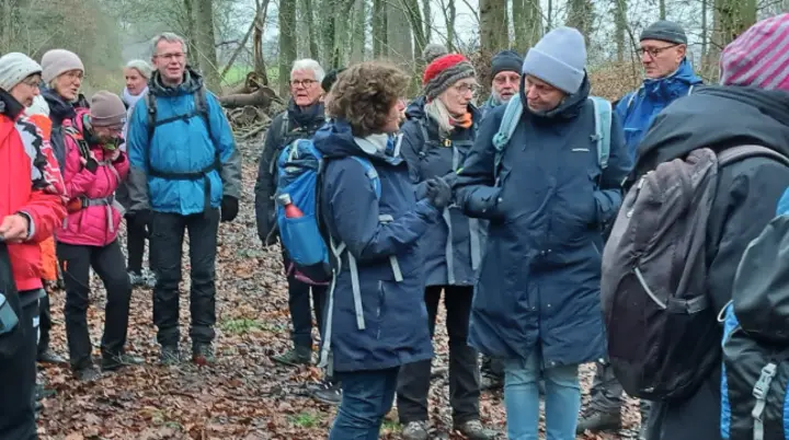 Die Gruppe Bergrauf und Bergrunter unterwegs | © DAV Münster