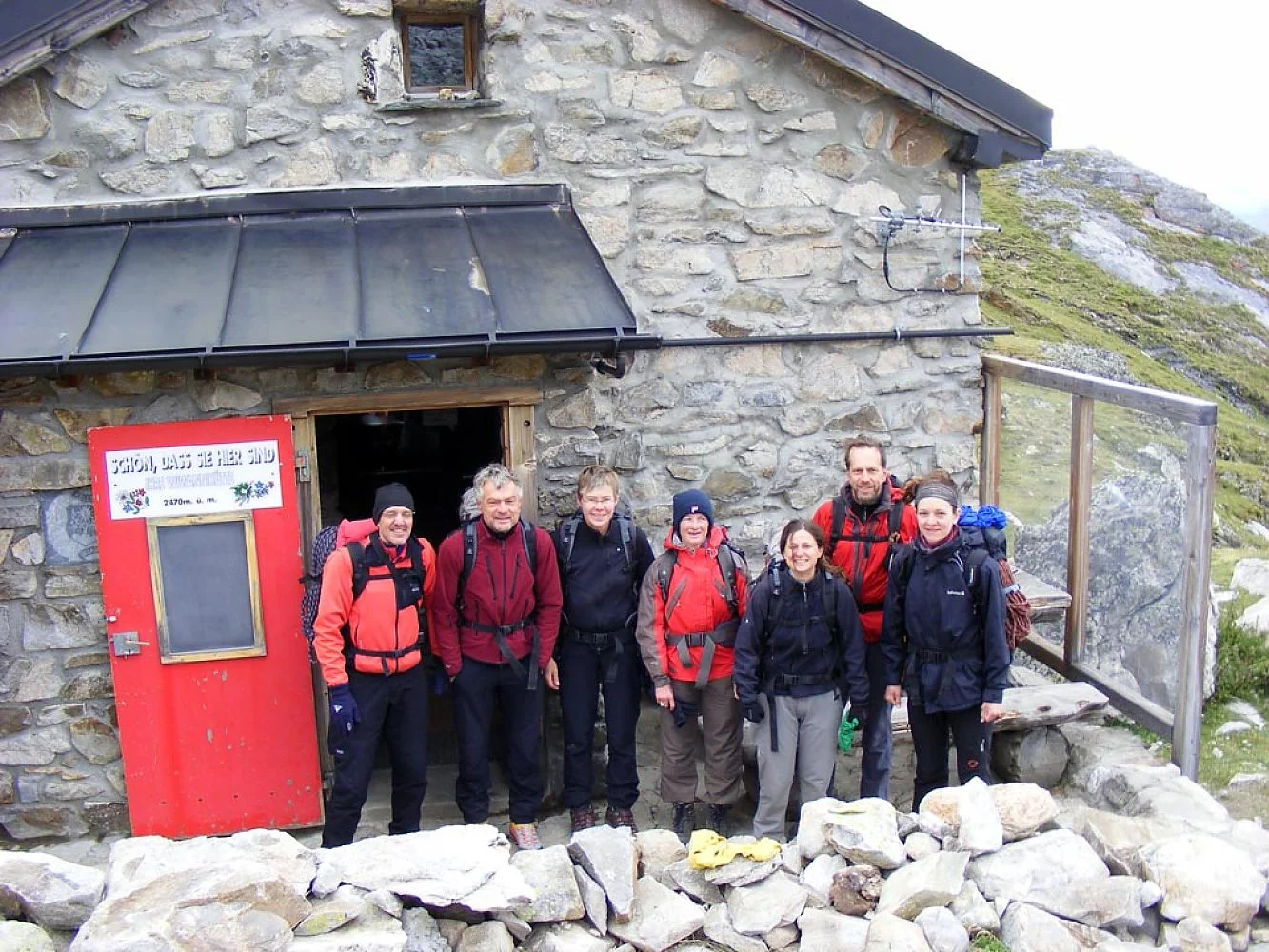 Klettertreff Kletterbar an einer Hütte | © DAV Münster
