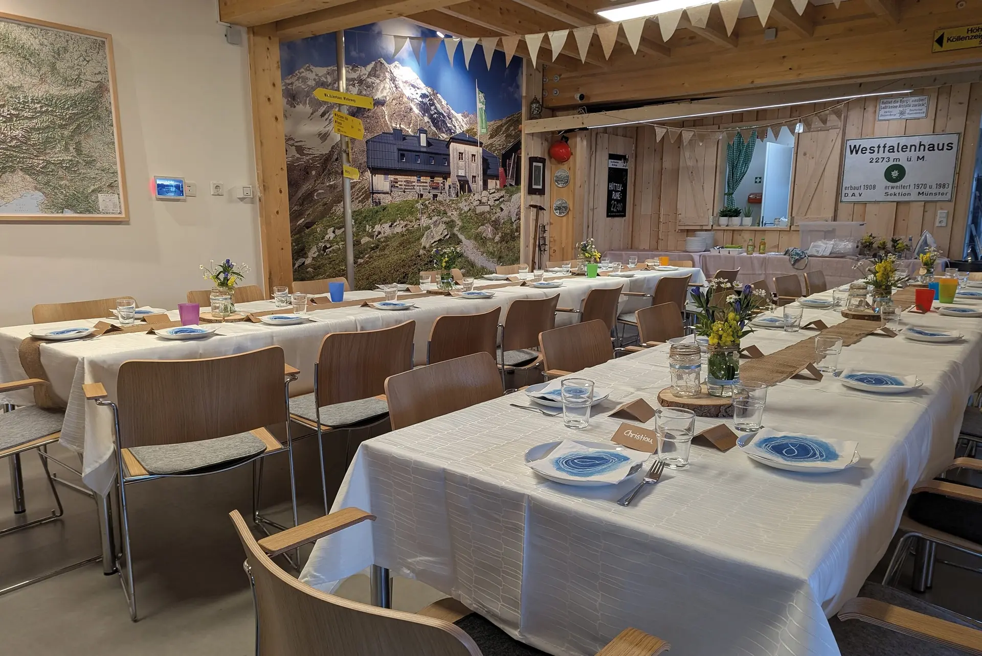 Foto vom Besprechungsraum in der Geschäftsstelle | © DAV Münster