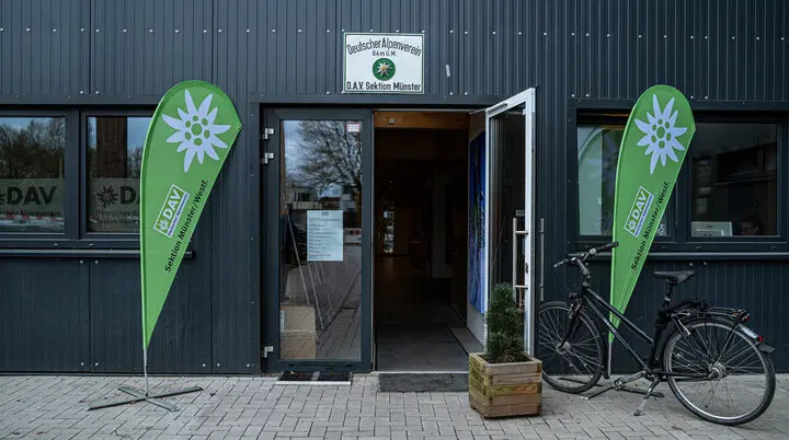 Eingang der Geschäftsstelle  | © DAV Münster