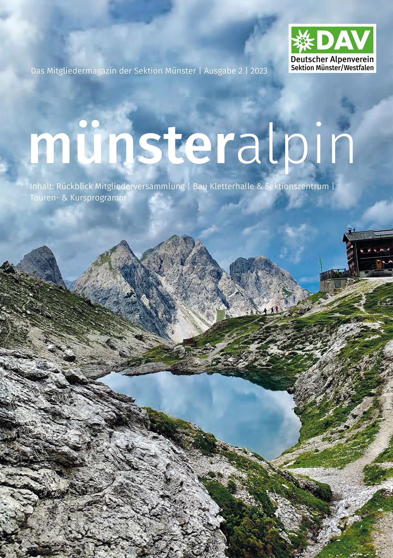 Cover der münsteralpin 2023, 2. Ausgabe | © DAV Münster