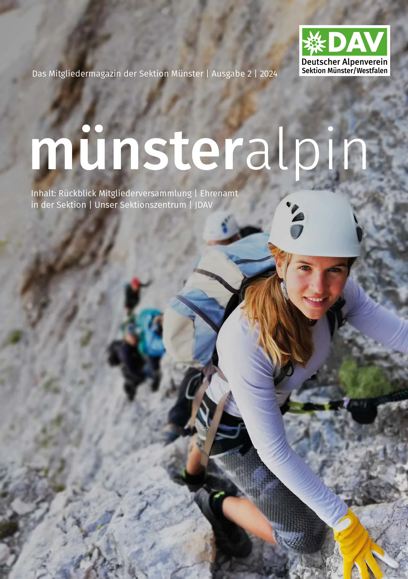 Cover der münsteralpin 2024, 2. Ausgabe | © DAV Münster