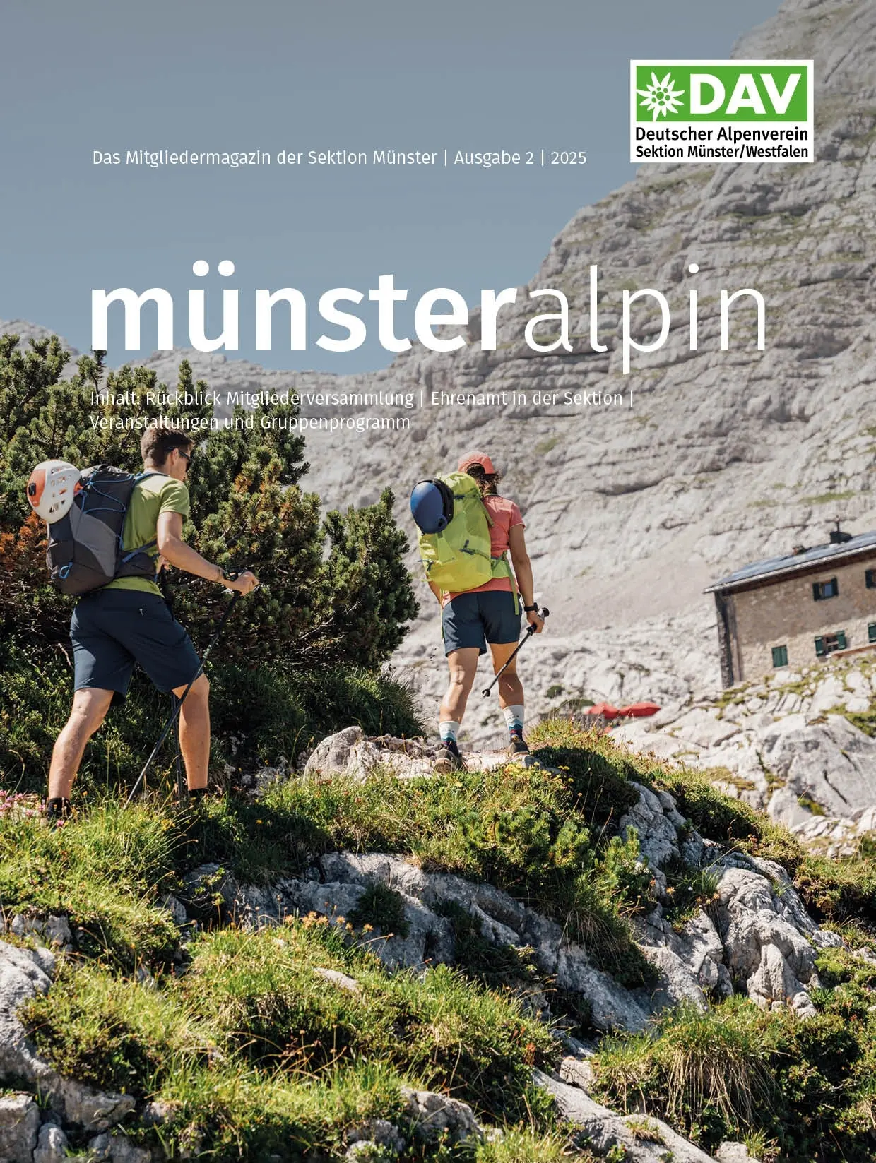 Cover der münsteralpin 2025, 2. Ausgabe | © DAV Münster