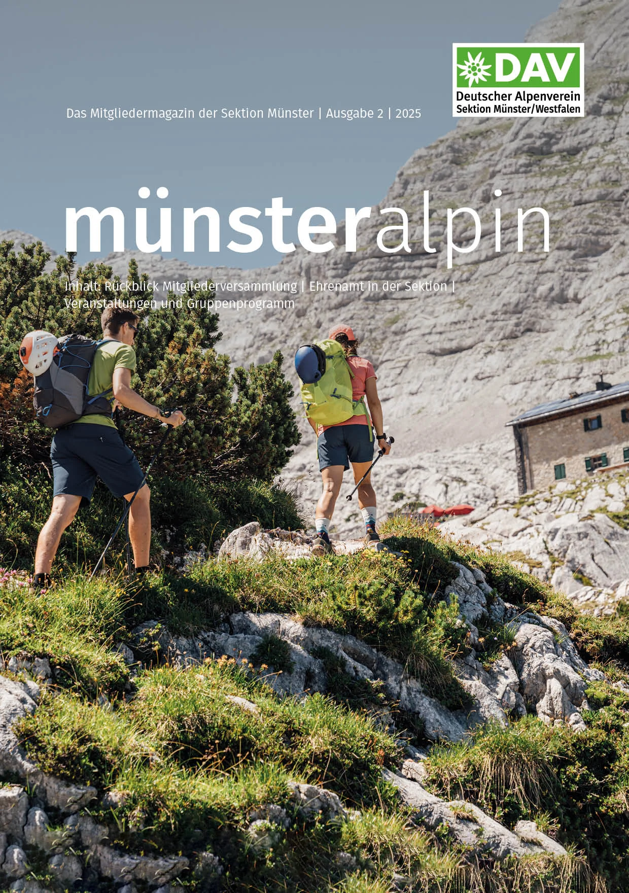 Cover der münsteralpin 2025, 2. Ausgabe | © DAV Münster