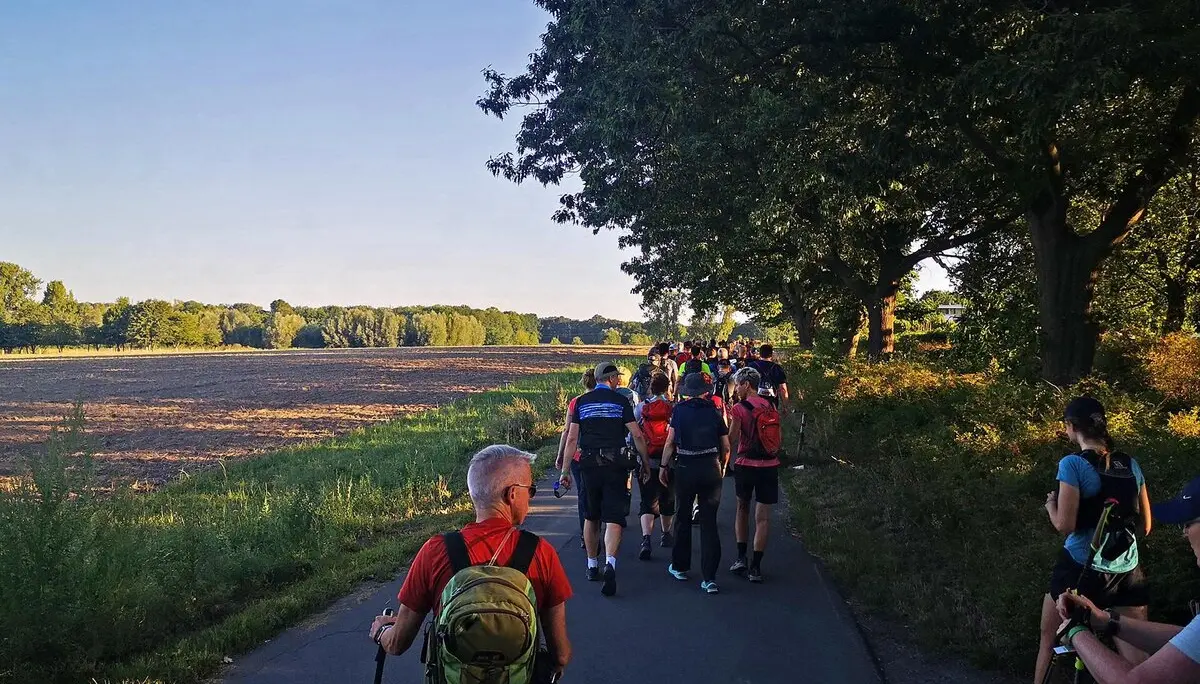 Teilnehmer unterwegs | © DAV Münster