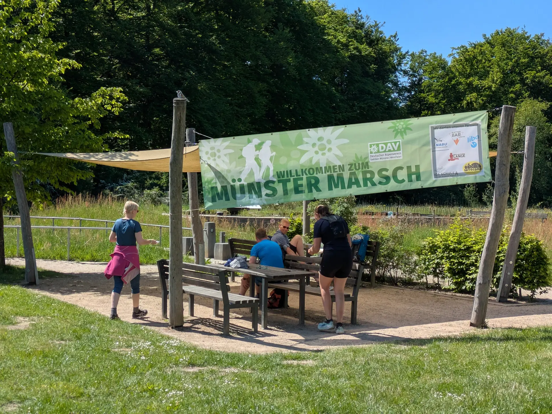 Pause beim VP in Hiltrup  | © DAV Münster