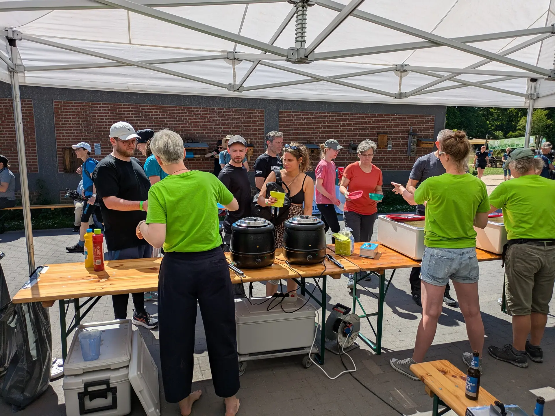 Essensausgabe VP2 in Hiltrup | © DAV Münster