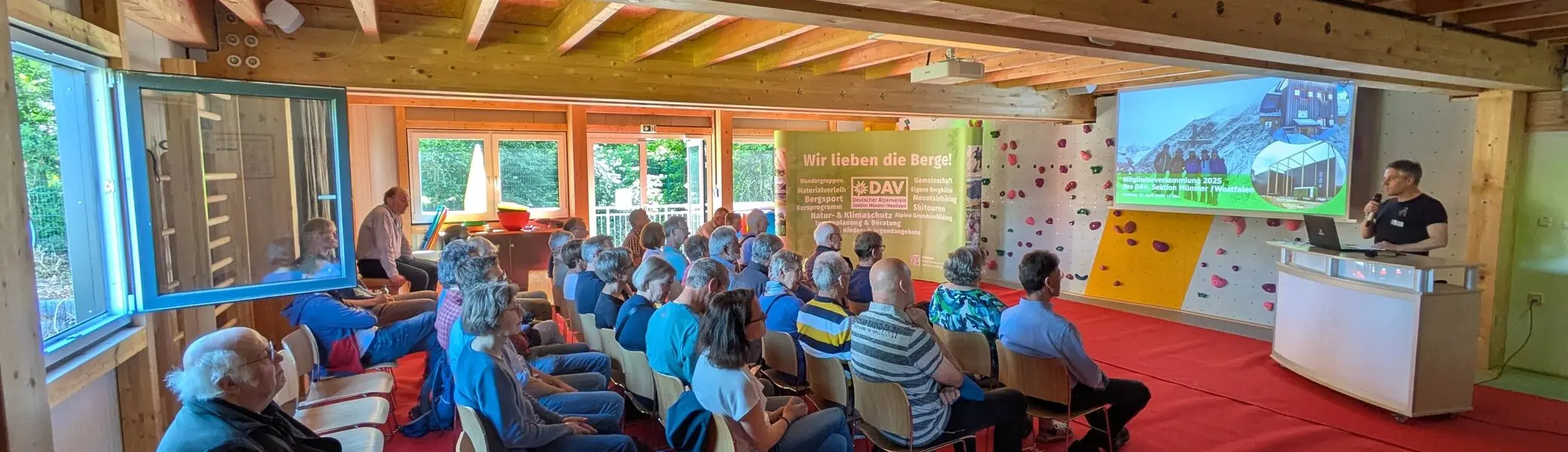 Mitgliederversammlung des DAV Münster | © DAV Münster