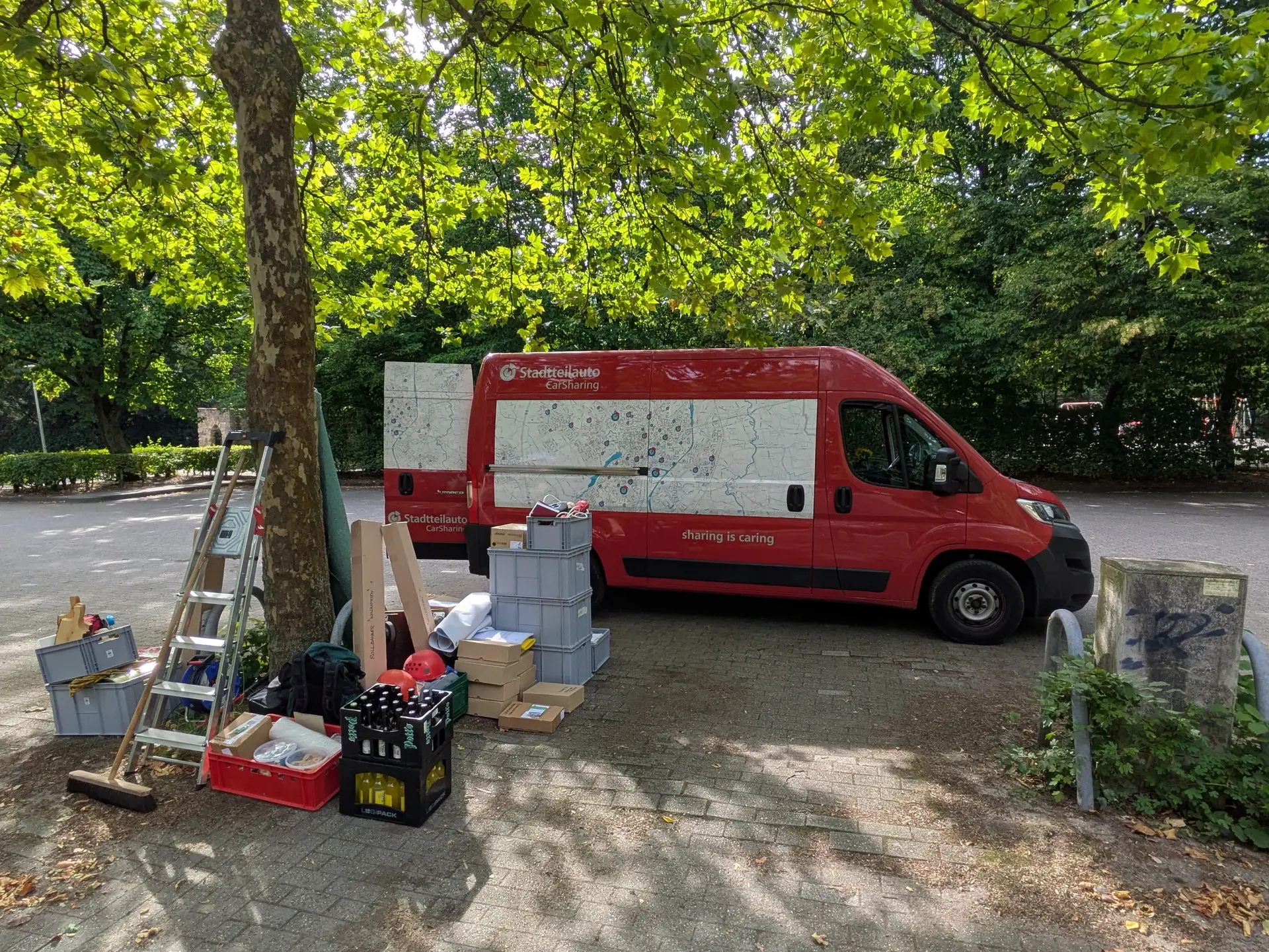 NRW Fest Aufbau | © DAV Münster