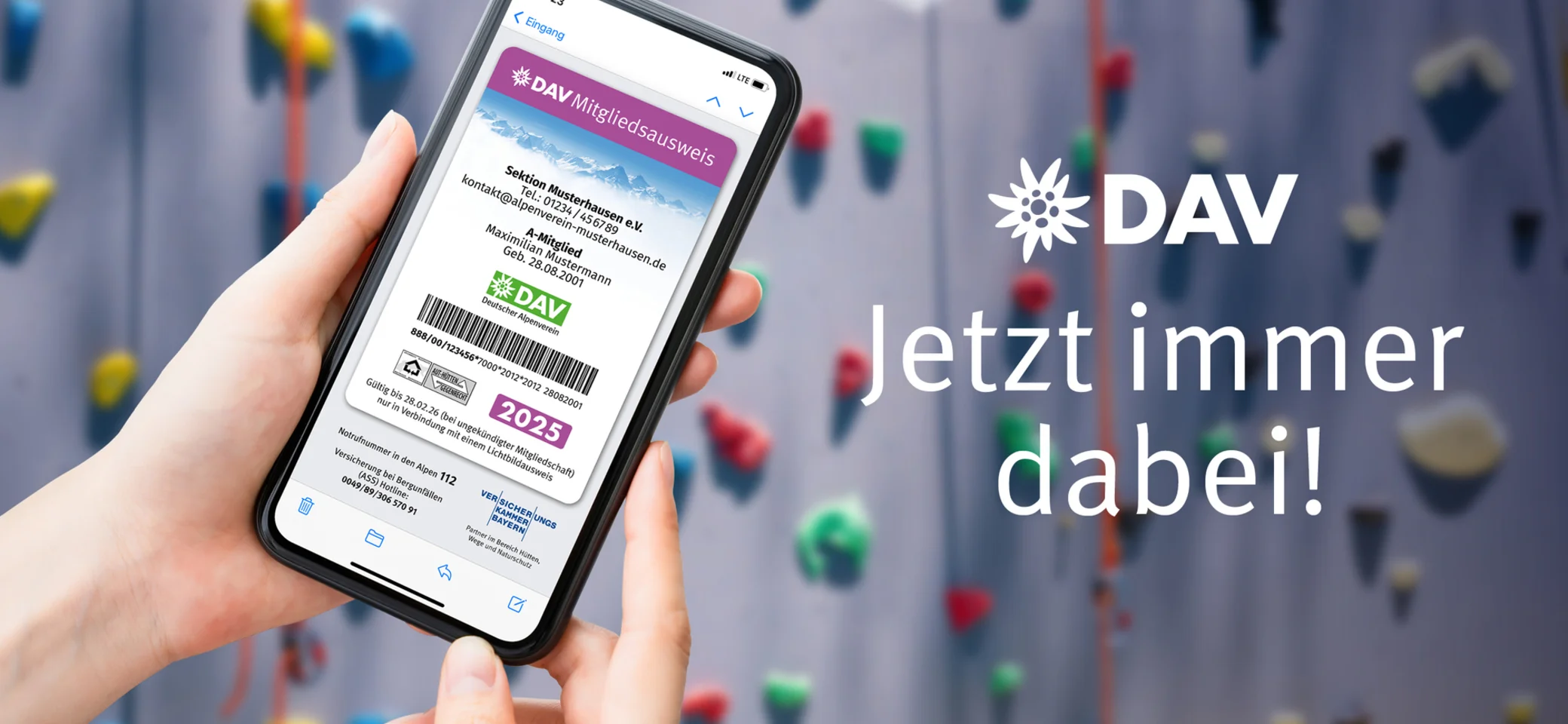 Digitaler Mitgliedsausweis | © DAV 