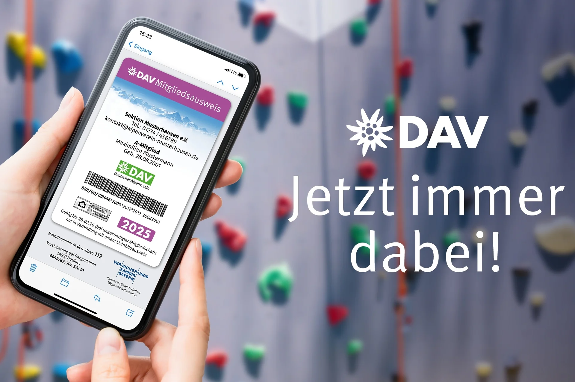 Digitaler Mitgliedsausweis | © DAV