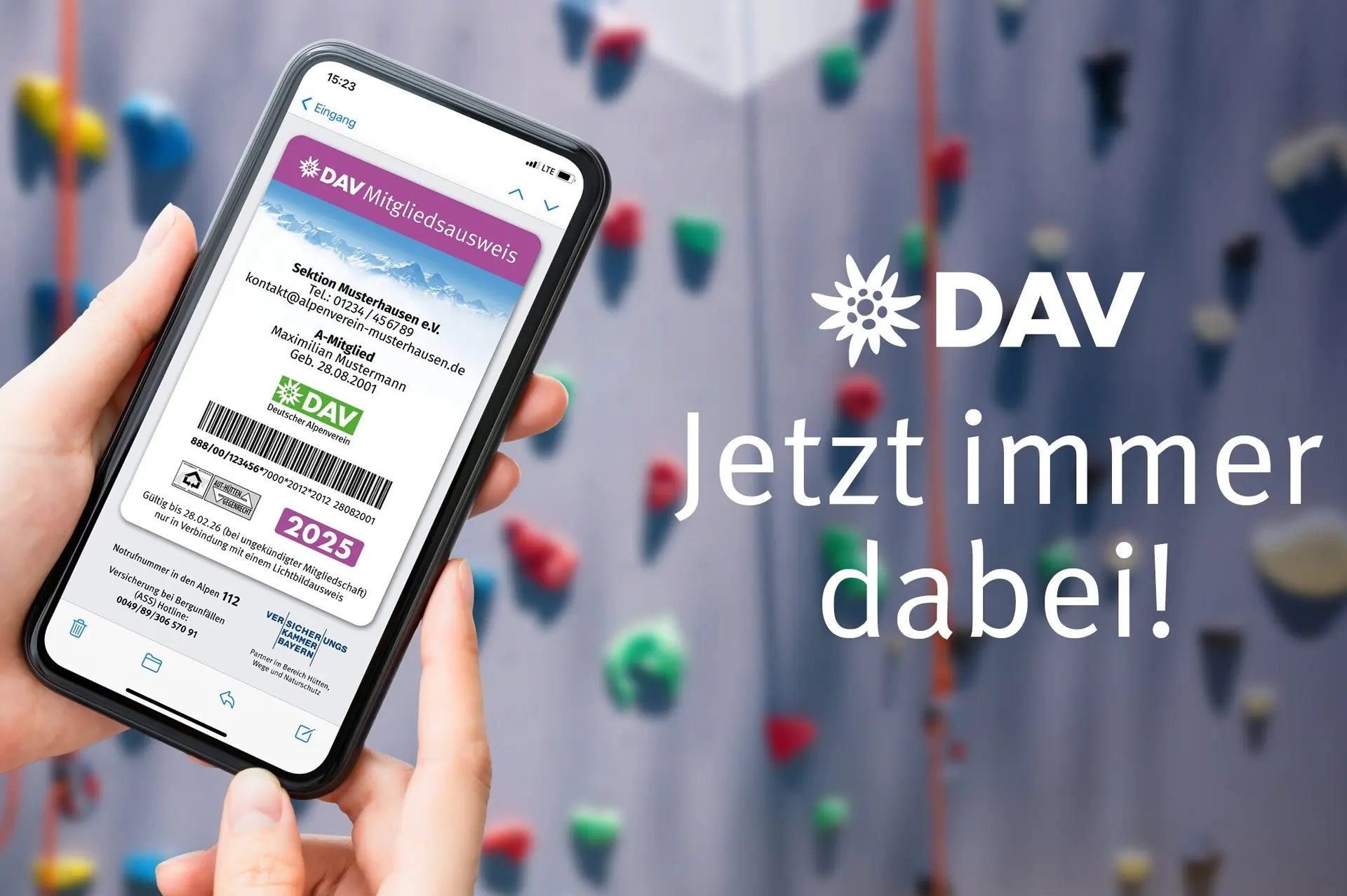 Digitaler Mitgliedsausweis | © DAV