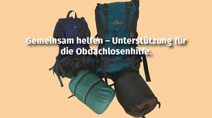 Spendenaufruf für die Obdachlosenhilfe | © DAV Münster