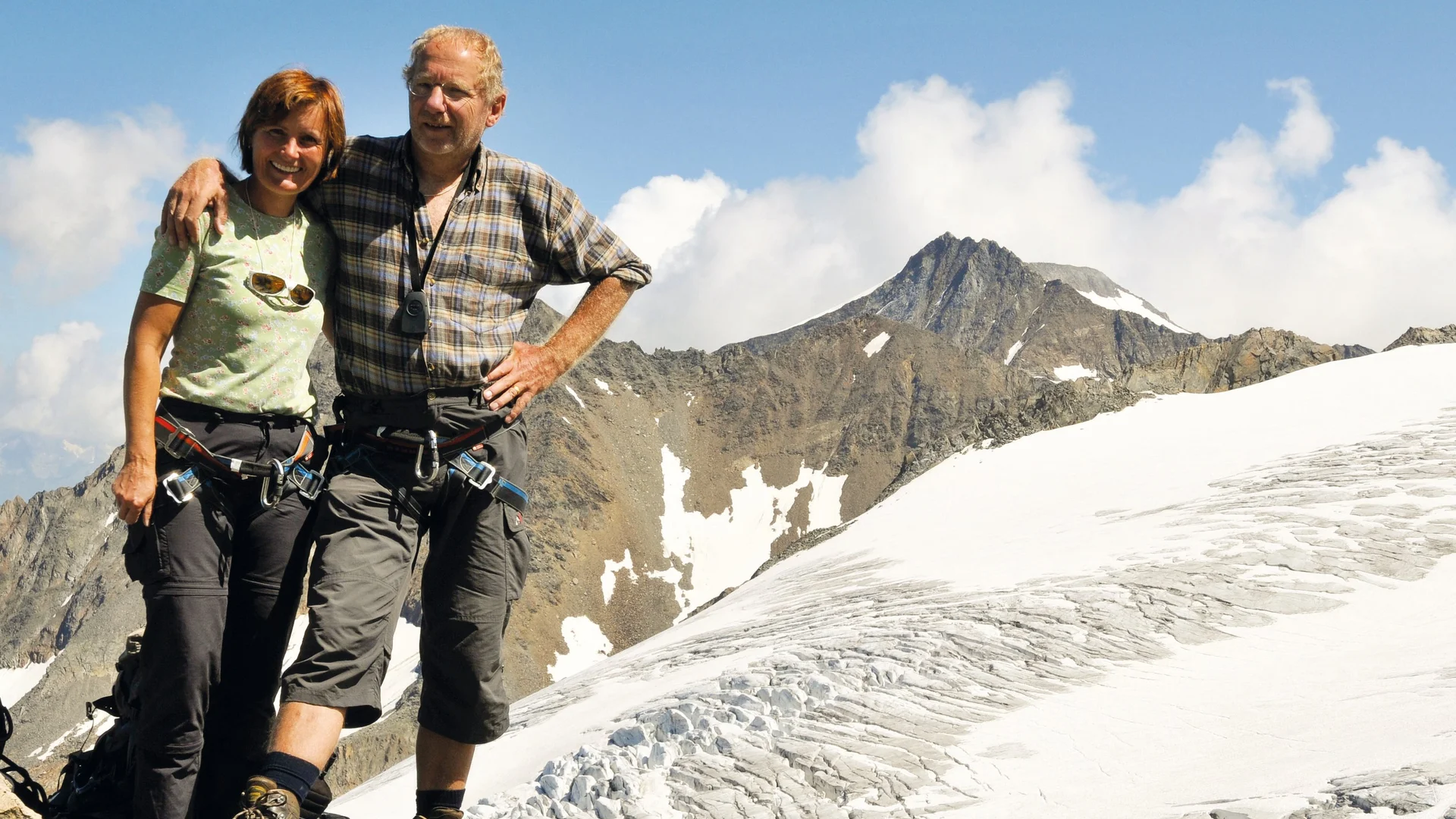 Foto von Martina und Guus Reinartz auf einem Gipfel | © DAV Münster