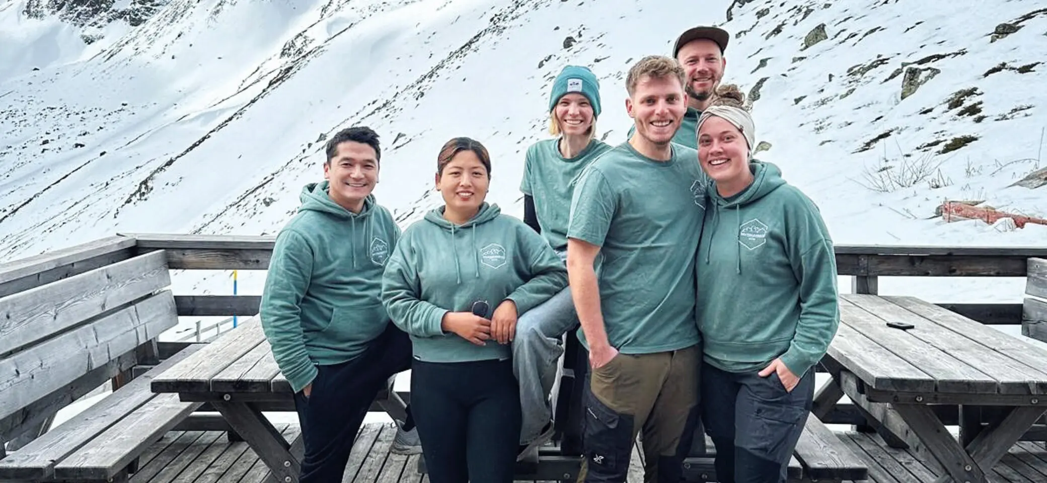 Das Team des Westfalenhauses ist im Jahre 2025 auf dem Foto zu erkennen | © DAV Münster