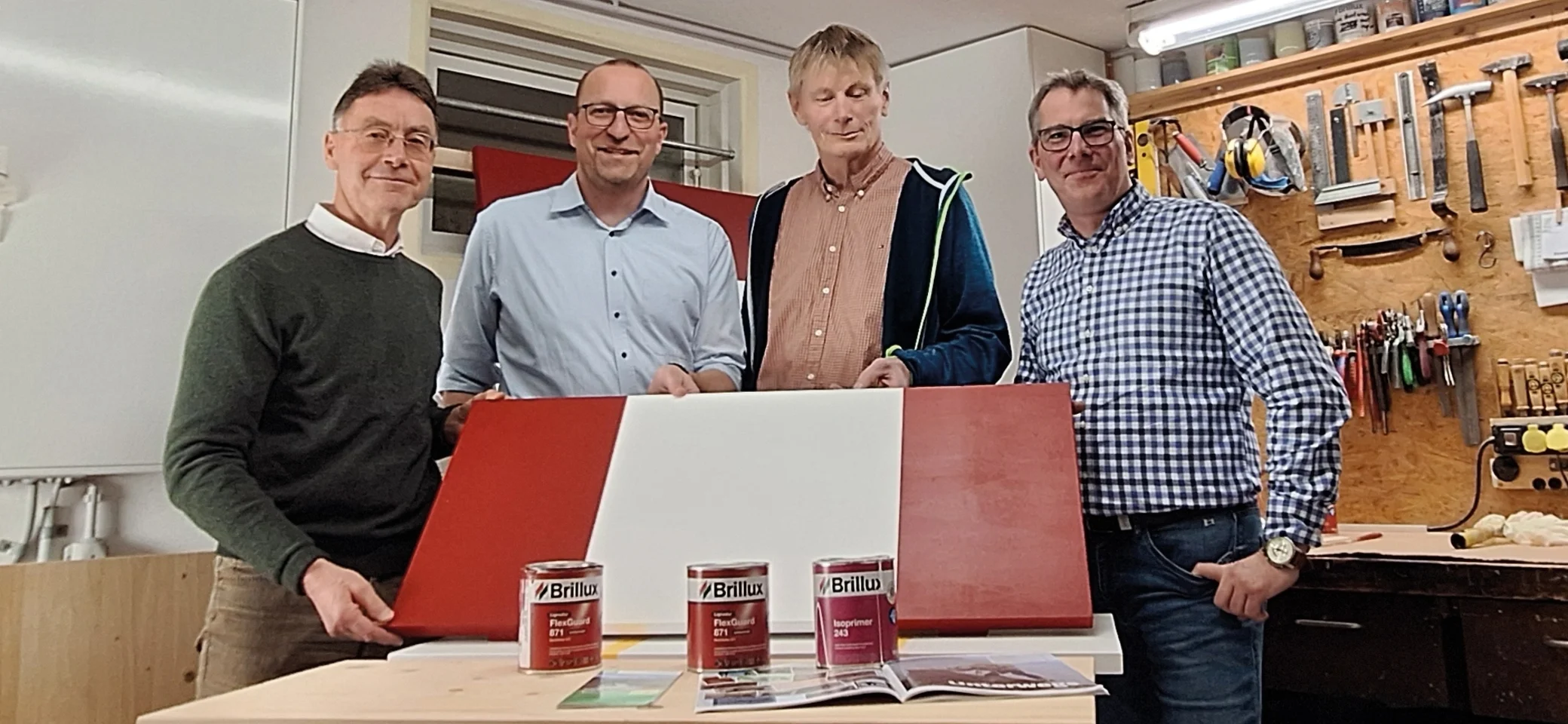 Der DAV bei der Firma Brillux zu Gast | © DAV Münster